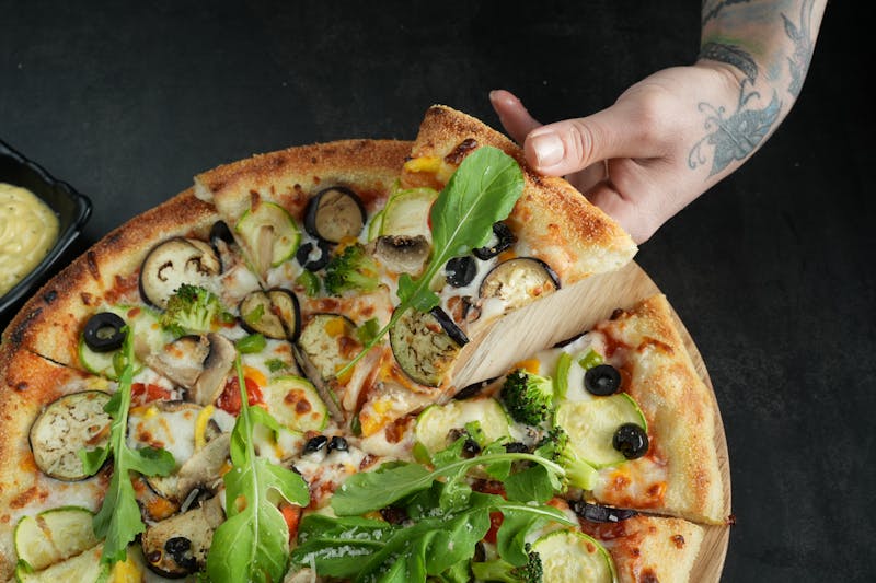 Caesar salad with grilled chicken, croutons and parmesan